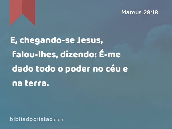 Mateus 6.18:18 - Bíblia Sagrada Online Falada +DOWNLOAD ÁUDIO MP3  (Atualizado 2017)